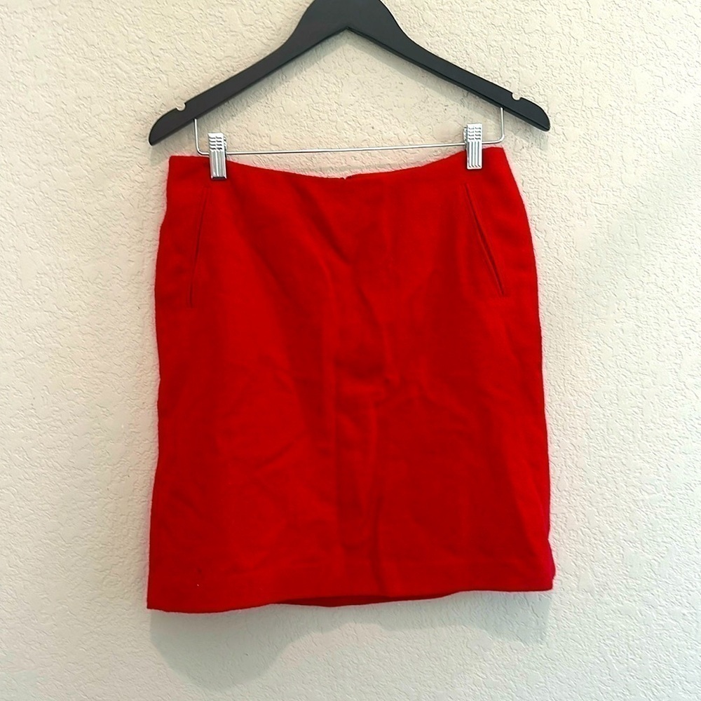 Talbots red skirt Size 6p